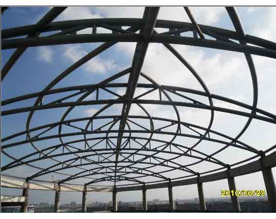 静安中煤朔州宾馆管桁架工程