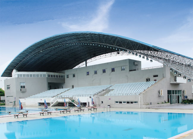 静安游泳馆网架